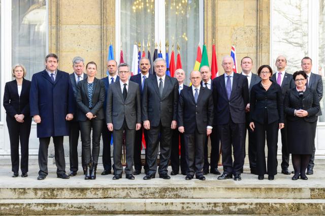 Srečanje nekaterih ministrov za notranje zadeve EU ob robu republikanskega zborovanja 11. januarja v Parizu (Vir: (c) Evropska unija 2015 - Evropska komisija)