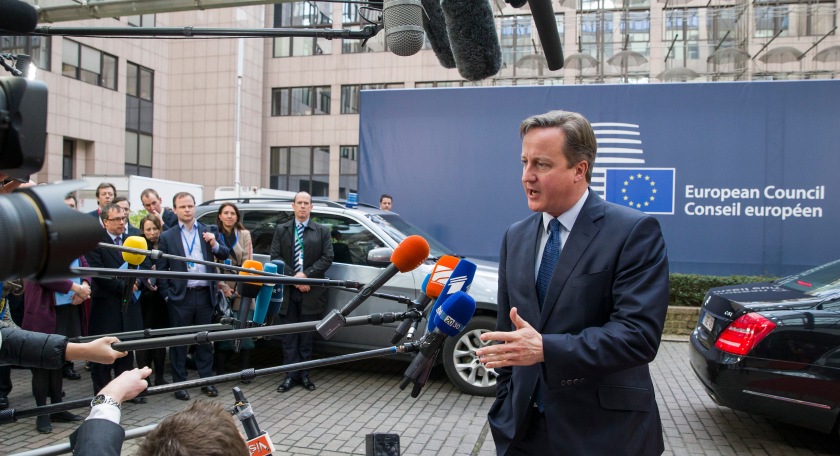 Cameron ob prihodu na decembrski vrh Evropskega sveta (Vir: (c) Evropska unija 2015)